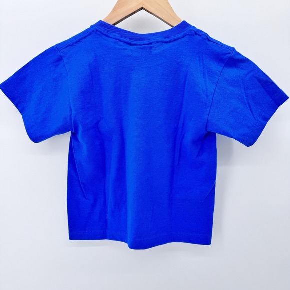 VTG 90s Youth Farmyard Friends Country Bunnies USA Blue T Shirt - Picture 2 of 8